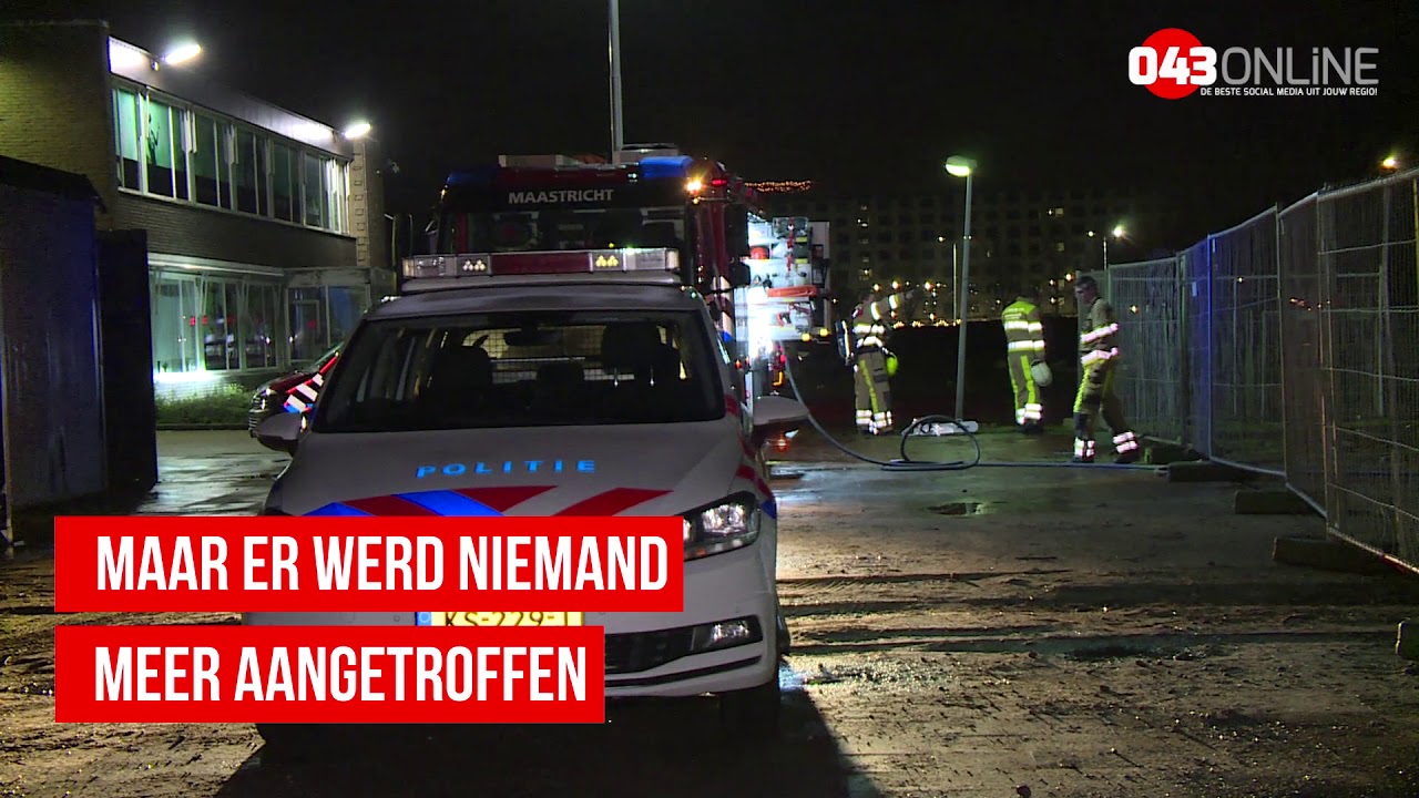 Man uit brandend gebouw gered Cabergerweg in Maastricht