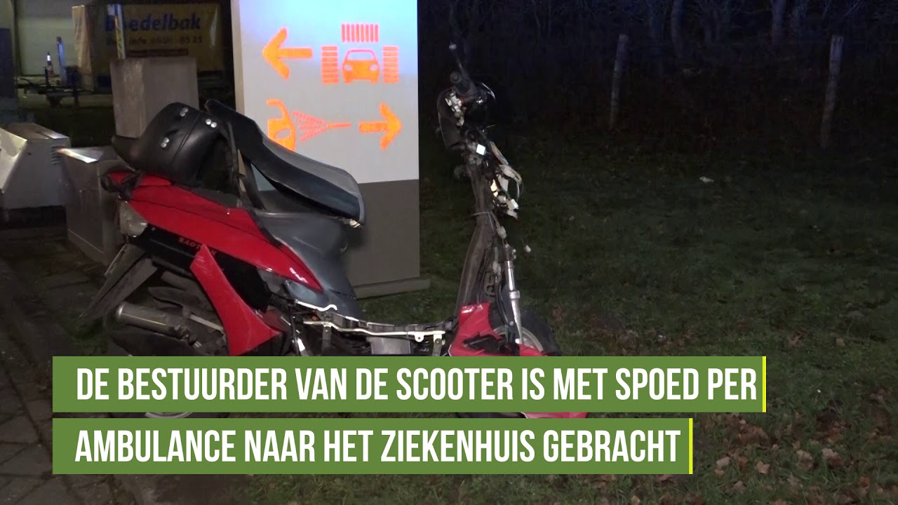 Scooterrijder en automobilist gewond bij aanrijding in Hoensbroek