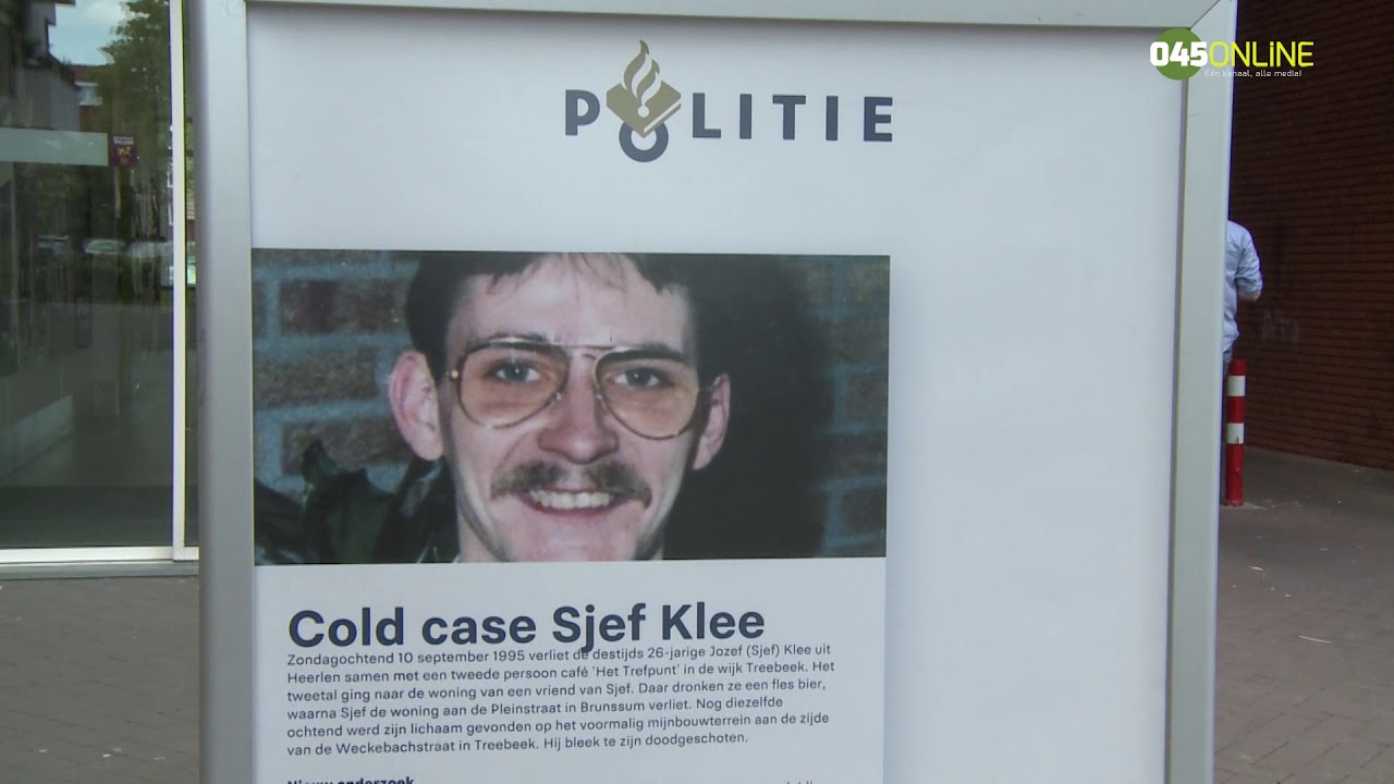 Mobiele politiepost ingezet in cold case Sjef Klee