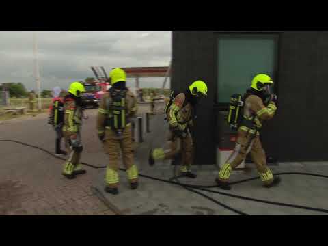 TVEllef: Schade door brand bij tankstation in Roermond