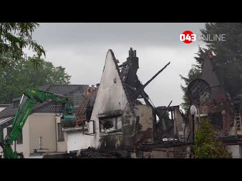 Grote brand Valkenburg: Twee panden moeten worden gesloopt.