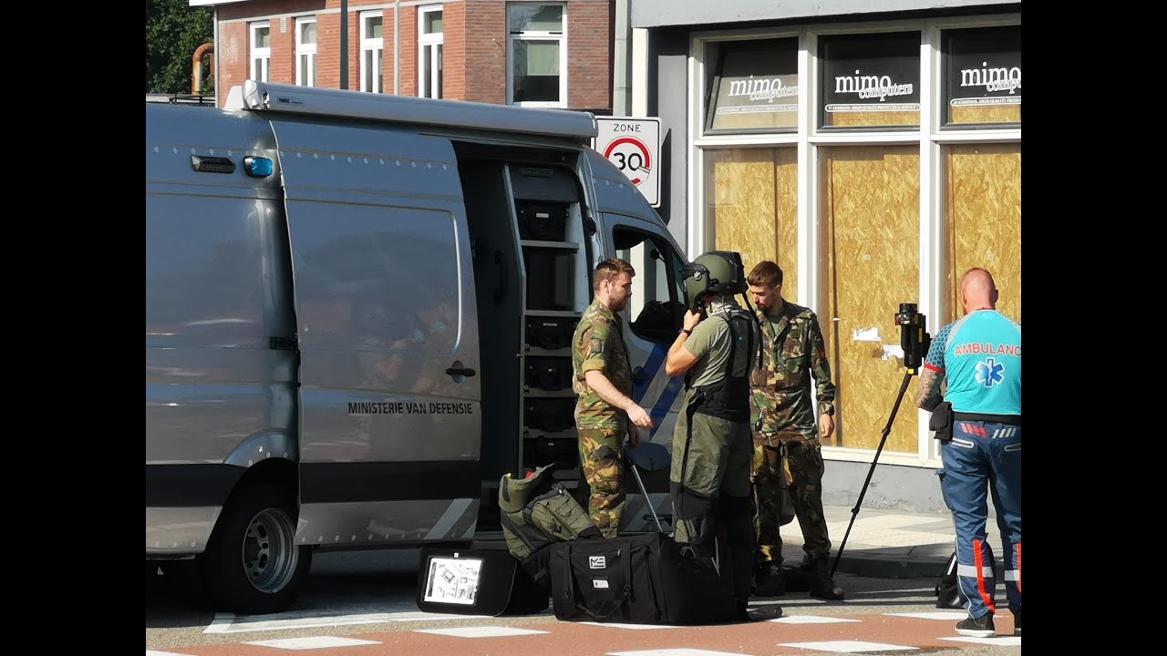 Mogelijk explosief op straat gevonden in Hoensbroek