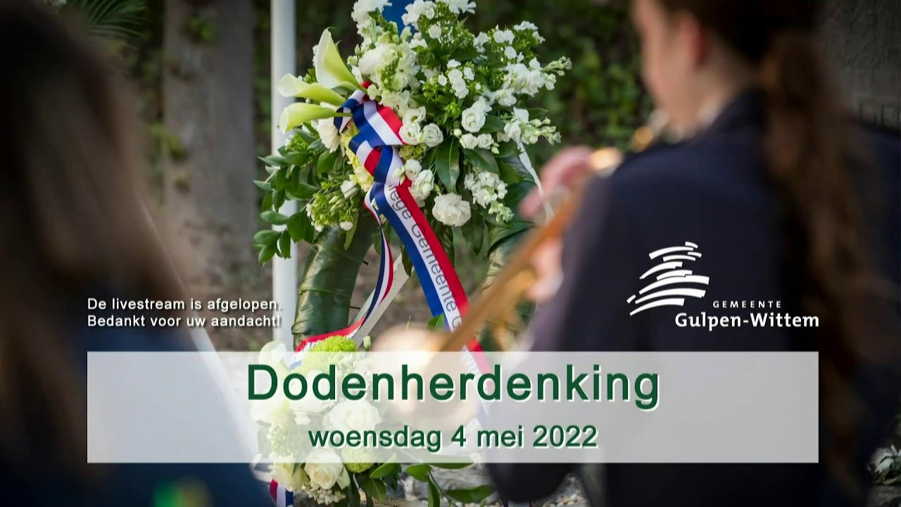 Dodenherdenking 2022 Gemeente Gulpen-Wittem